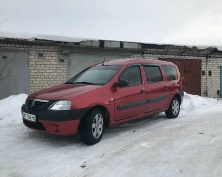 Красный Дачия Логан, объемом двигателя 1.6 л и пробегом 228 тыс. км за 3650 $, фото 1 на Automoto.ua