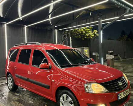 Красный Дачия Логан, объемом двигателя 1.6 л и пробегом 168 тыс. км за 5350 $, фото 1 на Automoto.ua