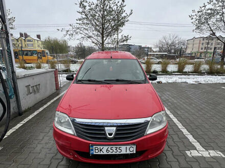 Красный Дачия Логан, объемом двигателя 1.4 л и пробегом 267 тыс. км за 4400 $, фото 1 на Automoto.ua
