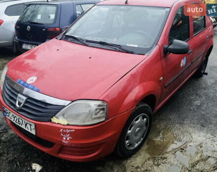 Красный Дачия Логан, объемом двигателя 1.39 л и пробегом 300 тыс. км за 1200 $, фото 1 на Automoto.ua