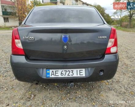 Серый Дачия Логан, объемом двигателя 1.6 л и пробегом 187 тыс. км за 3500 $, фото 22 на Automoto.ua