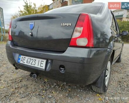 Серый Дачия Логан, объемом двигателя 1.6 л и пробегом 187 тыс. км за 3500 $, фото 21 на Automoto.ua