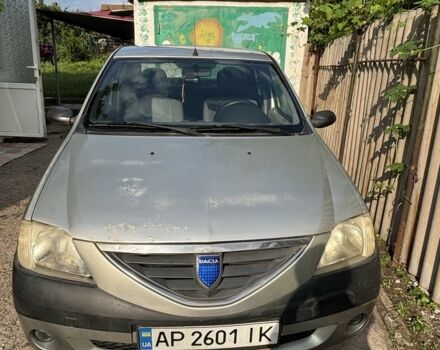 Серый Дачия Логан, объемом двигателя 1.6 л и пробегом 220 тыс. км за 3000 $, фото 1 на Automoto.ua