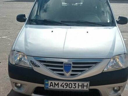Дачия Логан 2008 в Житомире на Automoto.ua Серый Дачия Логан, объемом двигателя 1.6 л и пробегом 278 тыс. км за 6000 $, фото 1 на Automoto.ua