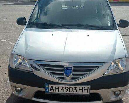 Дачія Logan 2008 у Житомирі на Automoto.ua Сірий Дачія Logan, об'ємом двигуна 1.6 л та пробігом 278 тис. км за 6000 $, фото 1 на Automoto.ua