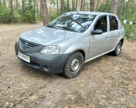 Серый Дачия Логан, объемом двигателя 1.4 л и пробегом 197 тыс. км за 3710 $, фото 1 на Automoto.ua