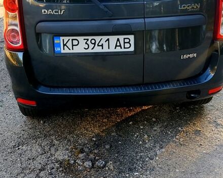 Серый Дачия Логан, объемом двигателя 1.6 л и пробегом 196 тыс. км за 5900 $, фото 1 на Automoto.ua