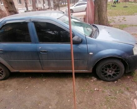 Синий Дачия Логан, объемом двигателя 1.4 л и пробегом 281 тыс. км за 1500 $, фото 3 на Automoto.ua