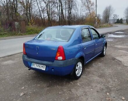 Синій Дачія Logan, об'ємом двигуна 1.6 л та пробігом 175 тис. км за 3600 $, фото 2 на Automoto.ua