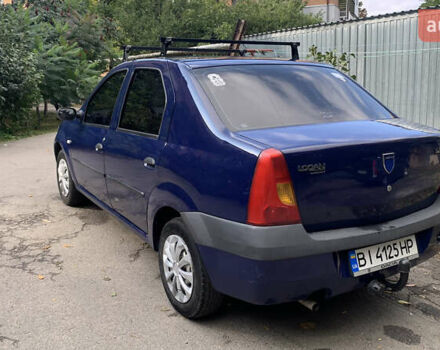 Синий Дачия Логан, объемом двигателя 1.39 л и пробегом 262 тыс. км за 3400 $, фото 3 на Automoto.ua