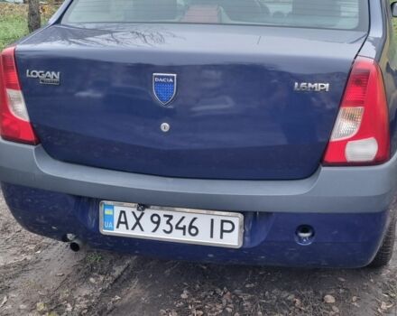 Синий Дачия Логан, объемом двигателя 1.6 л и пробегом 296 тыс. км за 2400 $, фото 4 на Automoto.ua