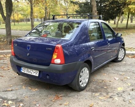 Синий Дачия Логан, объемом двигателя 1.4 л и пробегом 154 тыс. км за 4450 $, фото 16 на Automoto.ua