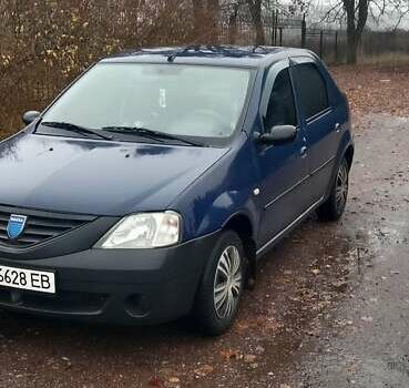 Синий Дачия Логан, объемом двигателя 1.39 л и пробегом 188 тыс. км за 3500 $, фото 1 на Automoto.ua