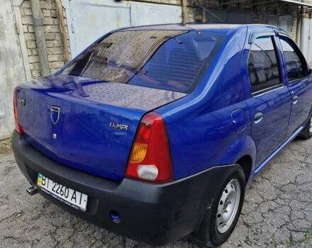 Синий Дачия Логан, объемом двигателя 1.4 л и пробегом 226 тыс. км за 3500 $, фото 3 на Automoto.ua