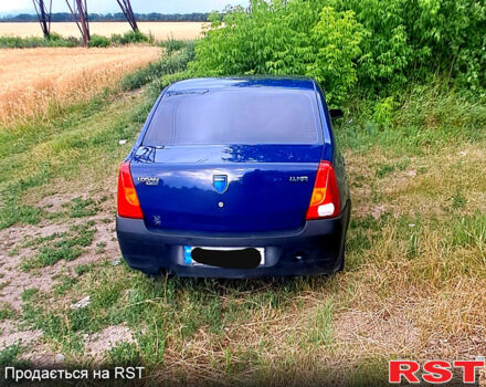 Синий Дачия Логан, объемом двигателя 1.4 л и пробегом 143 тыс. км за 3700 $, фото 1 на Automoto.ua