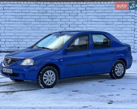 Синий Дачия Логан, объемом двигателя 1.4 л и пробегом 271 тыс. км за 2400 $, фото 6 на Automoto.ua