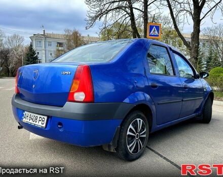Синий Дачия Логан, объемом двигателя 1.6 л и пробегом 160 тыс. км за 3500 $, фото 8 на Automoto.ua