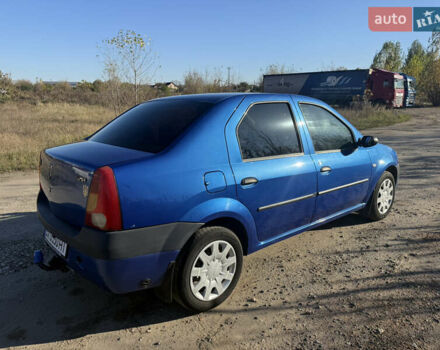 Синий Дачия Логан, объемом двигателя 1.39 л и пробегом 155 тыс. км за 4000 $, фото 4 на Automoto.ua