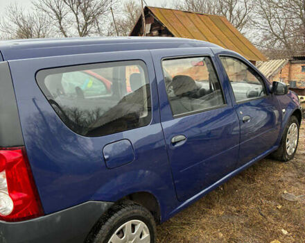 Синий Дачия Логан, объемом двигателя 1.4 л и пробегом 240 тыс. км за 3200 $, фото 4 на Automoto.ua
