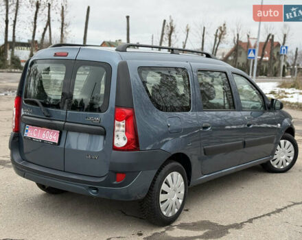 Синій Дачія Logan, об'ємом двигуна 1.6 л та пробігом 157 тис. км за 5250 $, фото 14 на Automoto.ua