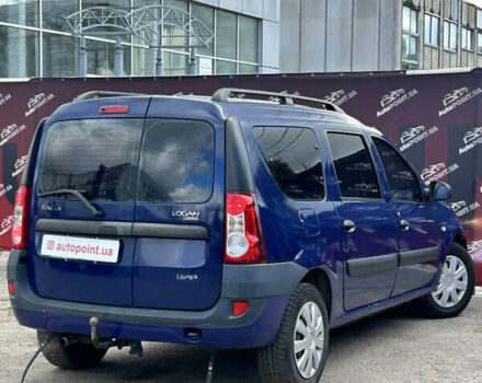 Синий Дачия Логан, объемом двигателя 1.6 л и пробегом 208 тыс. км за 4650 $, фото 6 на Automoto.ua