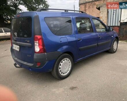 Синий Дачия Логан, объемом двигателя 1.6 л и пробегом 338 тыс. км за 4200 $, фото 2 на Automoto.ua