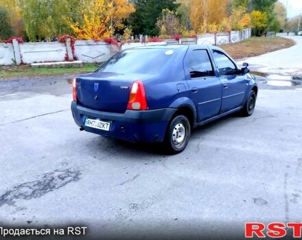 Синій Дачія Logan, об'ємом двигуна 1.6 л та пробігом 186 тис. км за 1500 $, фото 1 на Automoto.ua