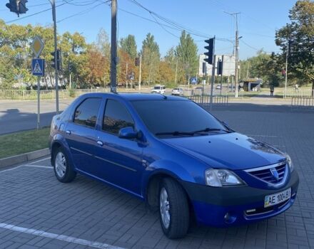 Синий Дачия Логан, объемом двигателя 1.6 л и пробегом 254 тыс. км за 4500 $, фото 1 на Automoto.ua