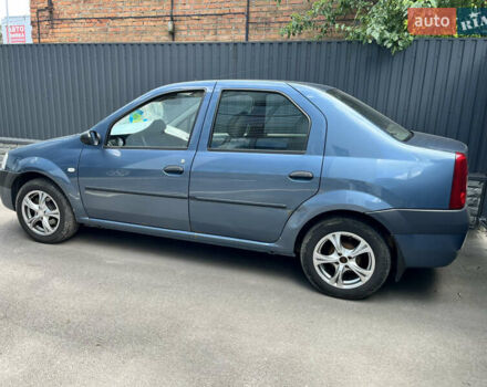 Синий Дачия Логан, объемом двигателя 1.39 л и пробегом 180 тыс. км за 3750 $, фото 1 на Automoto.ua