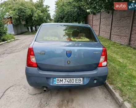 Синий Дачия Логан, объемом двигателя 1.4 л и пробегом 205 тыс. км за 3300 $, фото 4 на Automoto.ua