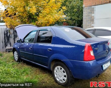 Синий Дачия Логан, объемом двигателя 1.6 л и пробегом 219 тыс. км за 4500 $, фото 2 на Automoto.ua