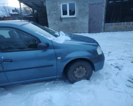 Синий Дачия Логан, объемом двигателя 1.4 л и пробегом 172 тыс. км за 3535 $, фото 1 на Automoto.ua