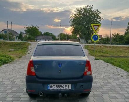 Синий Дачия Логан, объемом двигателя 1.4 л и пробегом 232 тыс. км за 3500 $, фото 4 на Automoto.ua