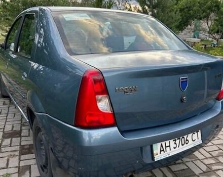 Синий Дачия Логан, объемом двигателя 1.6 л и пробегом 698 тыс. км за 3500 $, фото 2 на Automoto.ua