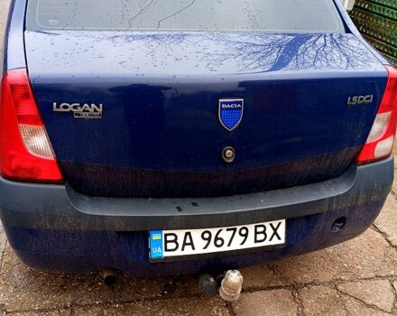 Синий Дачия Логан, объемом двигателя 1.5 л и пробегом 243 тыс. км за 3300 $, фото 2 на Automoto.ua
