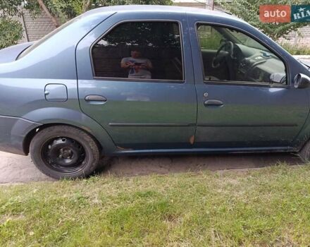 Синий Дачия Логан, объемом двигателя 1.4 л и пробегом 205 тыс. км за 3300 $, фото 1 на Automoto.ua