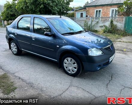 Синий Дачия Логан, объемом двигателя 1.6 л и пробегом 158 тыс. км за 3900 $, фото 1 на Automoto.ua