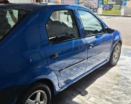 Синий Дачия Логан, объемом двигателя 1.6 л и пробегом 155 тыс. км за 3494 $, фото 1 на Automoto.ua