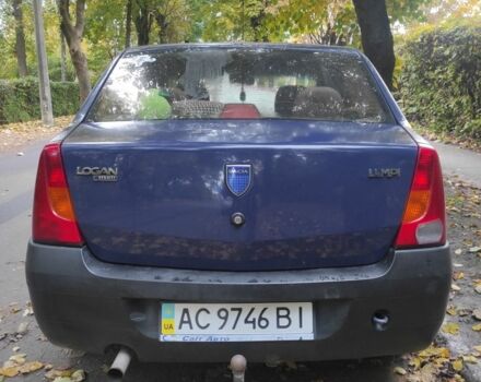 Синій Дачія Logan, об'ємом двигуна 1.4 л та пробігом 186 тис. км за 3300 $, фото 4 на Automoto.ua