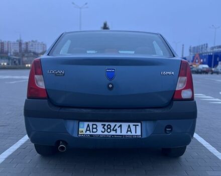 Синий Дачия Логан, объемом двигателя 1.6 л и пробегом 315 тыс. км за 3800 $, фото 7 на Automoto.ua