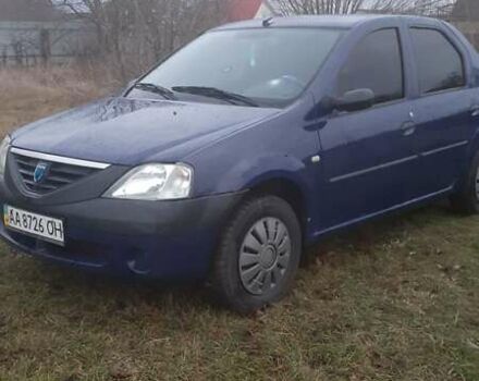 Синий Дачия Логан, объемом двигателя 1.4 л и пробегом 290 тыс. км за 2600 $, фото 11 на Automoto.ua