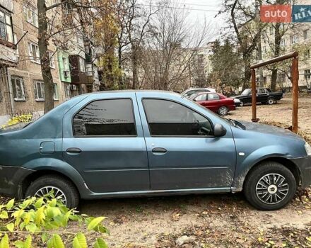 Синий Дачия Логан, объемом двигателя 1.4 л и пробегом 196 тыс. км за 3000 $, фото 4 на Automoto.ua