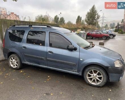 Дачия Логан 2008 в Софіївська Борщагівка на Automoto.ua Синий Дачия Логан, объемом двигателя 1.6 л и пробегом 296 тыс. км за 2800 $, фото 1 на Automoto.ua