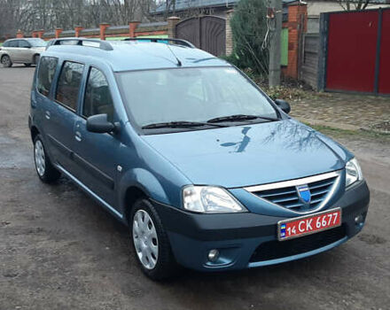 Синій Дачія Logan, об'ємом двигуна 1.6 л та пробігом 245 тис. км за 5650 $, фото 11 на Automoto.ua