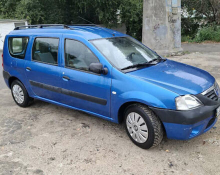 Синий Дачия Логан, объемом двигателя 1.6 л и пробегом 108 тыс. км за 4500 $, фото 2 на Automoto.ua