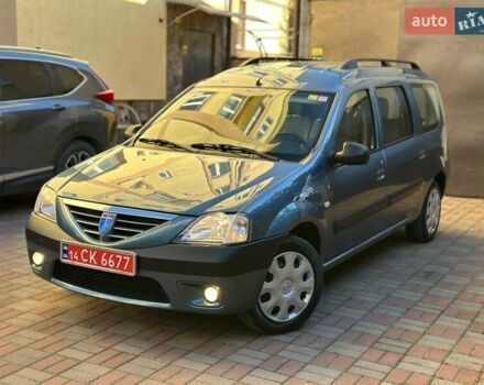 Синий Дачия Логан, объемом двигателя 1.6 л и пробегом 243 тыс. км за 4999 $, фото 1 на Automoto.ua