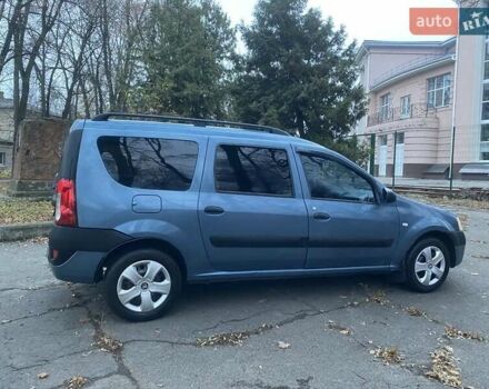 Синій Дачія Logan, об'ємом двигуна 1.6 л та пробігом 215 тис. км за 3900 $, фото 2 на Automoto.ua