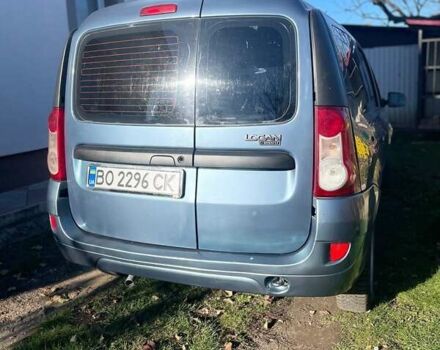 Синий Дачия Логан, объемом двигателя 1.6 л и пробегом 332 тыс. км за 4500 $, фото 3 на Automoto.ua