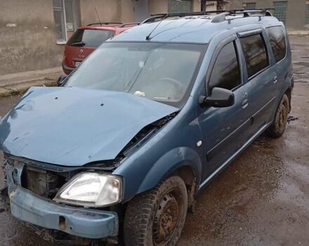 Синий Дачия Логан, объемом двигателя 1.6 л и пробегом 220 тыс. км за 2300 $, фото 1 на Automoto.ua