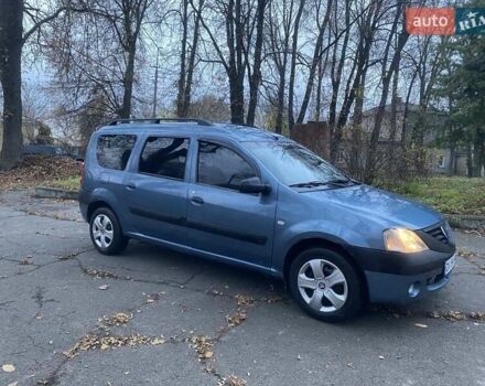 Синій Дачія Logan, об'ємом двигуна 1.6 л та пробігом 215 тис. км за 3900 $, фото 1 на Automoto.ua